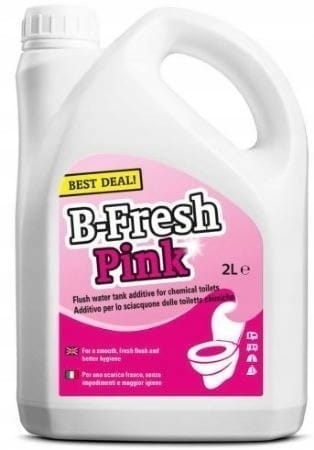 B-Fresh Pink - Płyn do toalet turystycznych - 2L