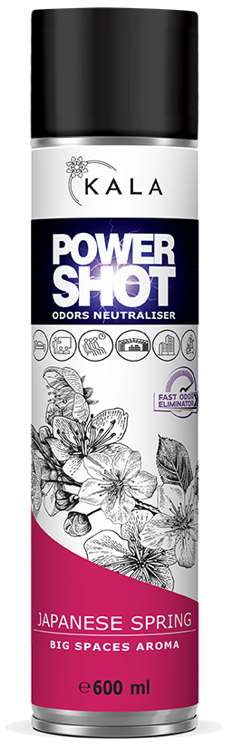 KALA Power Shot - Neutralizator zapachów - Japanese Spring 600ml