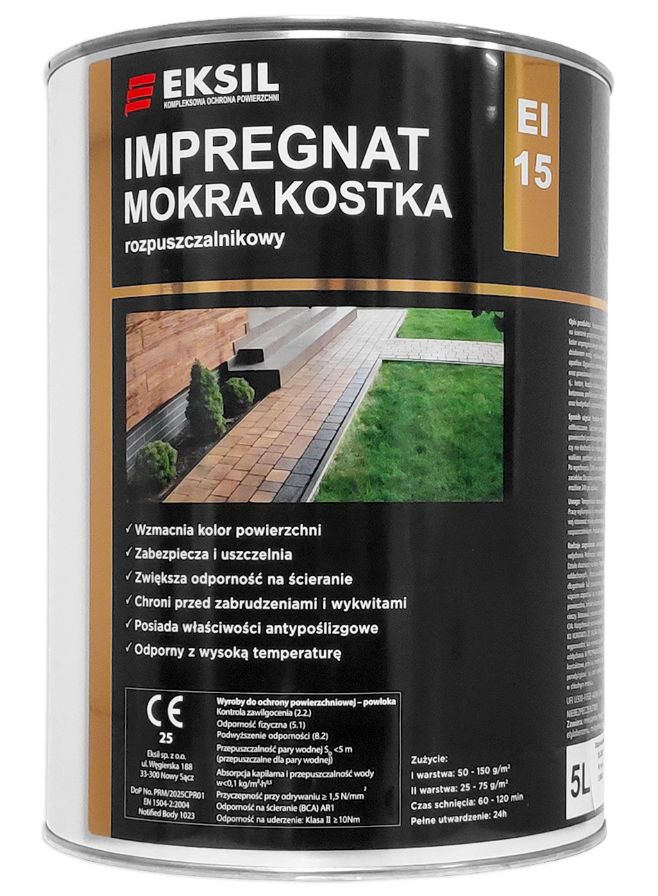 EKSIL EI 15 - Mokra Kostka Impregnat 5L - rozpuszczalnikowy