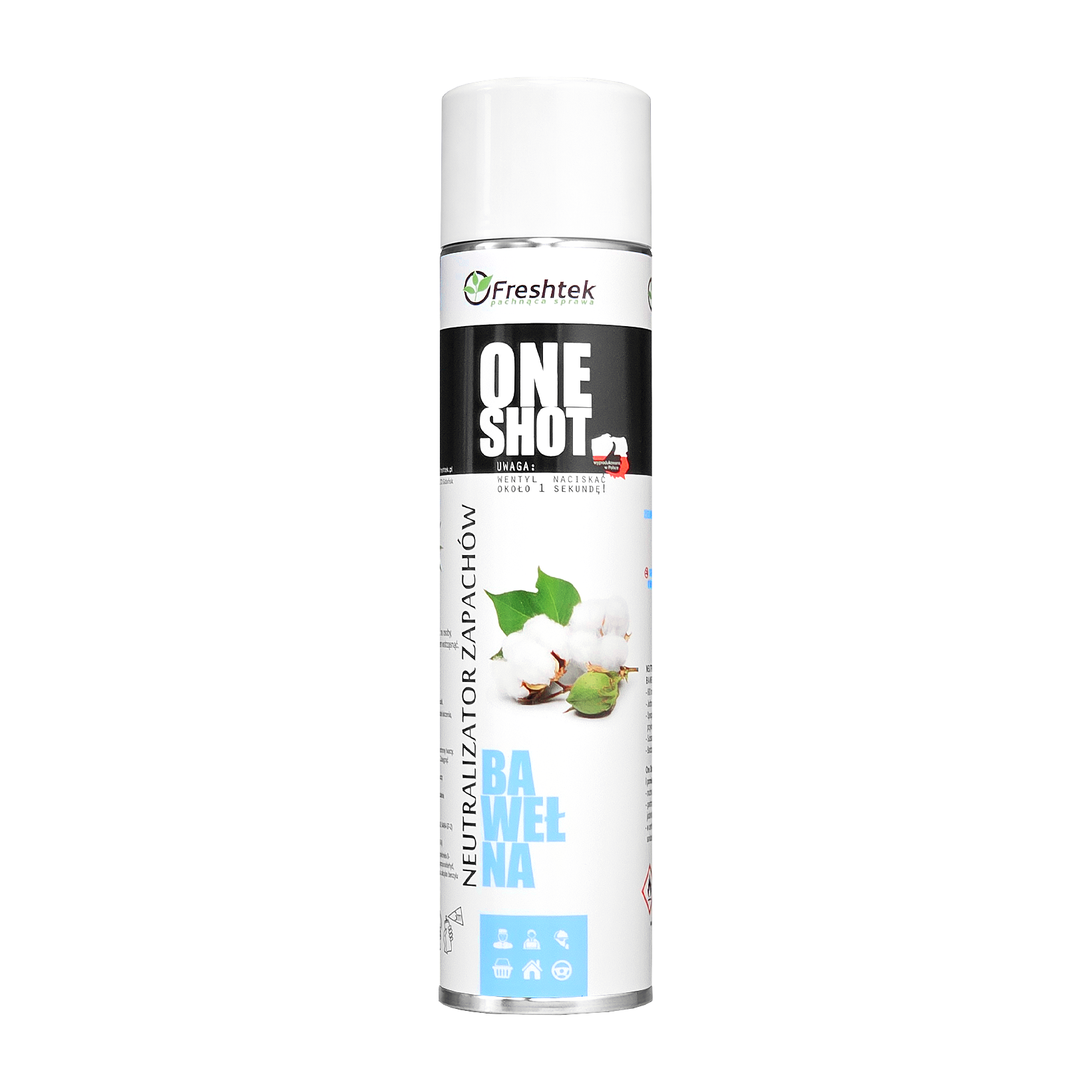 Freshtek ONE SHOT Bawełna 600ml