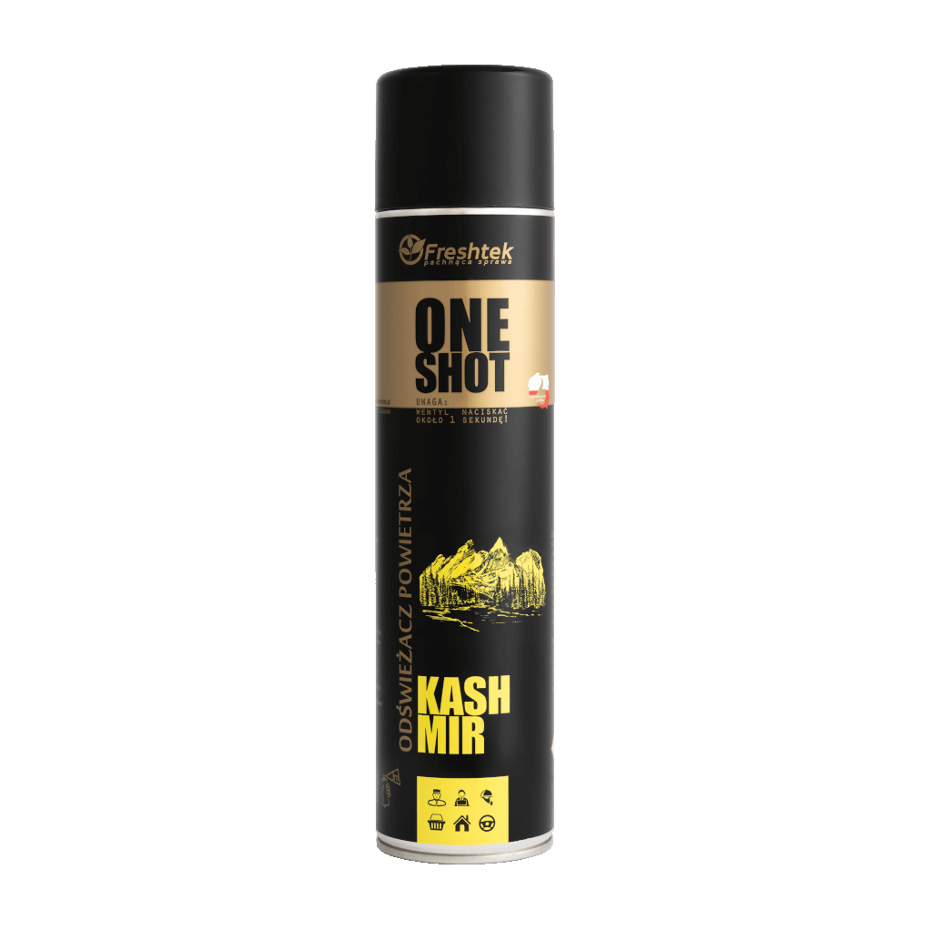 Freshtek ONE SHOT Kashmir Premium Line – odświeżacz powietrza – 600 ml