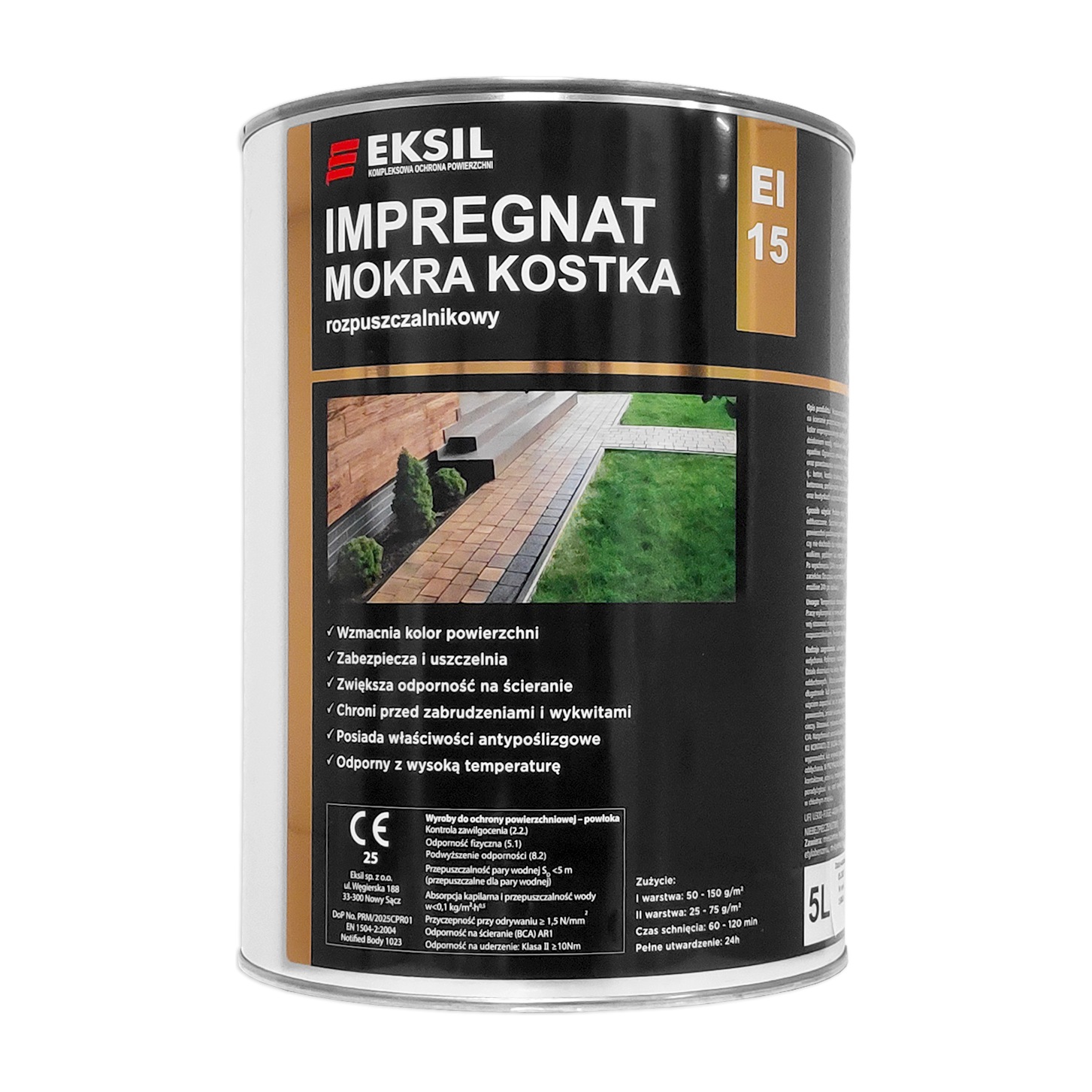 Eksil EI 15 – impregnat do kostki brukowej Mokra Kostka – 5 l